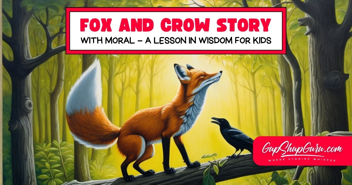 The Fox And Crow Story With Moral For Kids