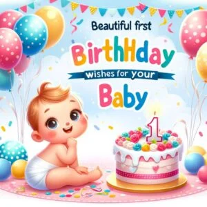 325+ Happy 1st Birthday Wishes For Baby Girls, Boys & Twins 7 Beautiful First Birthday Wishes For Your Baby
