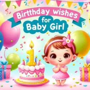 325+ Happy 1st Birthday Wishes For Baby Girls, Boys & Twins 1 Birthday Wishes For Baby Girl