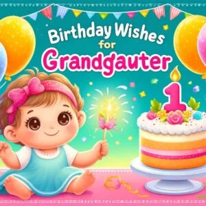 325+ Happy 1st Birthday Wishes For Baby Girls, Boys & Twins 3 Birthday Wishes For Granddaughter