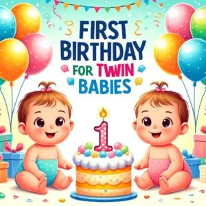 325+ Happy 1st Birthday Wishes For Baby Girls, Boys & Twins 6 First Birthday Wishes For Twin Babies