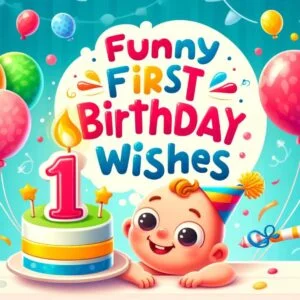 325+ Happy 1st Birthday Wishes For Baby Girls, Boys & Twins 9 Funny First Birthday Wishes
