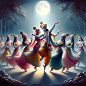10 Childhood Stories of Lord Krishna For Kids 9 Lord Krishna Raas Leela Story