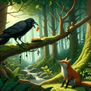 The Fox And Crow Story | A Moral Story for Kids 1 The Fox And Crow Story