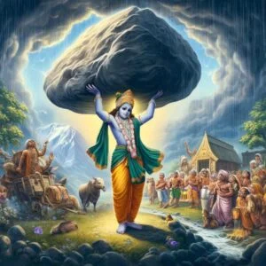 10 Childhood Stories of Lord Krishna For Kids 5 The Humbling of Indra Stories of Lord Krishna
