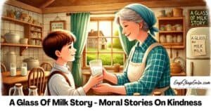 A Glass Of Milk Story - Moral Stories On Kindness For Kids