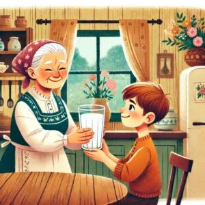 A Glass Of Milk Story - Moral Stories On Kindness For Kids 1 A Glass Of Milk Story - Moral Stories On Kindness For Kids