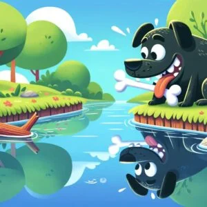 10 Short Funny Stories For Kids To Read 10 Funny Story Of The Greedy Dog For The Kids To Read