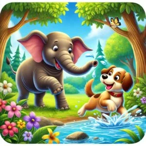 The Elephant and The Dog Story For Kids About Friendship 1 The Elephant and The Dog Story For Kid