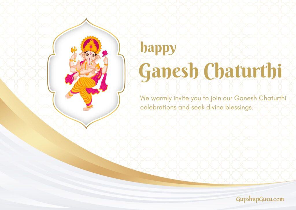 51 Ganesh Chaturthi Invitation Messages For Family & Friends